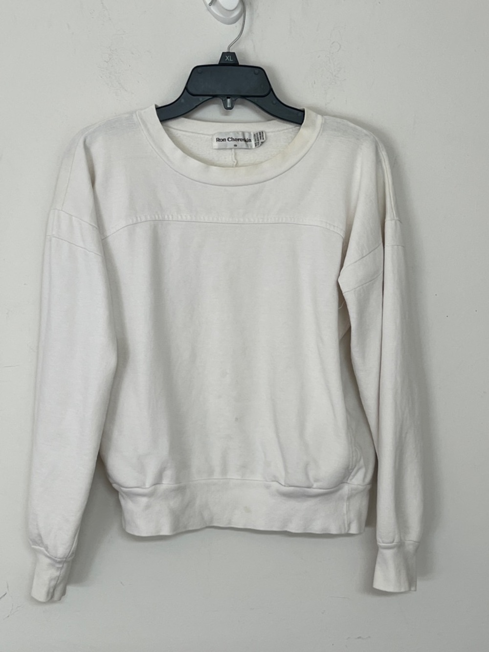 🌞 Ron Chereskin Vintsge 80s White Cozy Comfy Stylish Sweatshirt Men size S